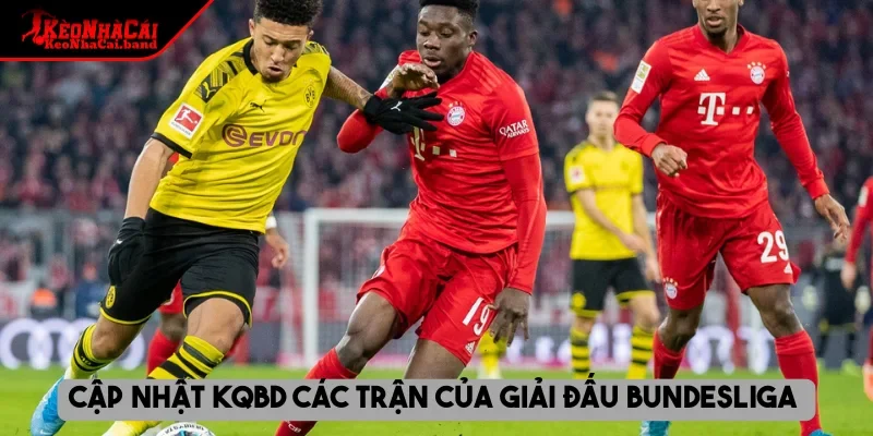 Cập nhật KQBD các trận của giải đấu Bundesliga